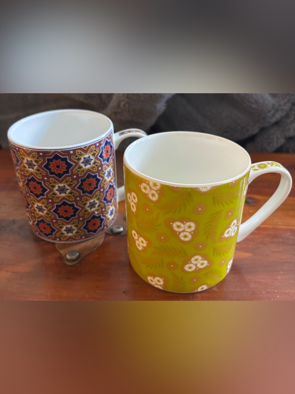 Queens by Churchill Mugs Set of 2 Samode Palace Alexandre Made in England